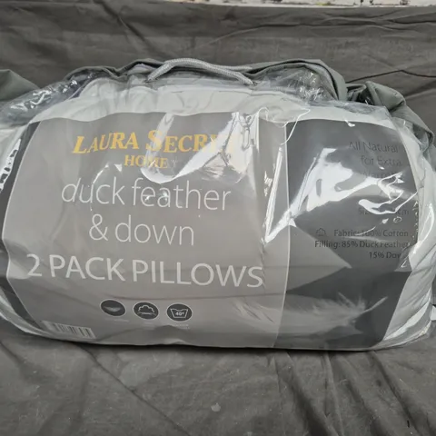DUCK FEATHER & DOWN 2-PACK PILLOWS