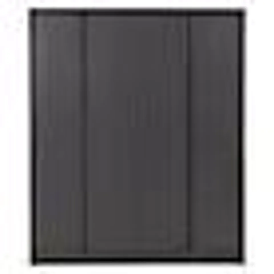 BOXED MALVERN 4 DOOR WARDROBE - GREY (3 BOXES)