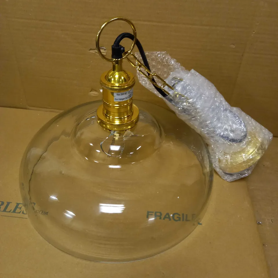 JOHN LEWIS CROFT CLYDE GLASS CEILING LIGHT 