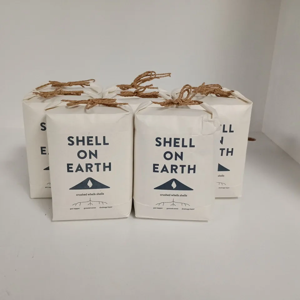 LOT OF 8 PACKS OF SHELL ON EARTH CRUSHED WHELK SHELLS
