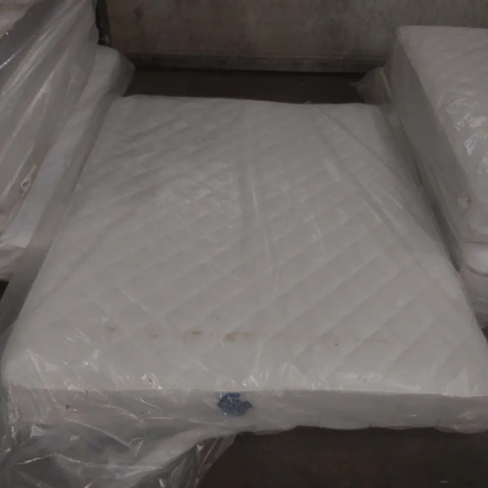 QUALITY BAGGED DESIGNER KING SIZE 150cm AIRSPRUNG LUXURY QUILTED MEDIUM MATTRESS