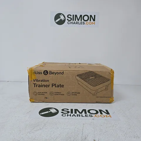 BLISS & BEYOND VIBRATION TRAINER PLATE – BOXED