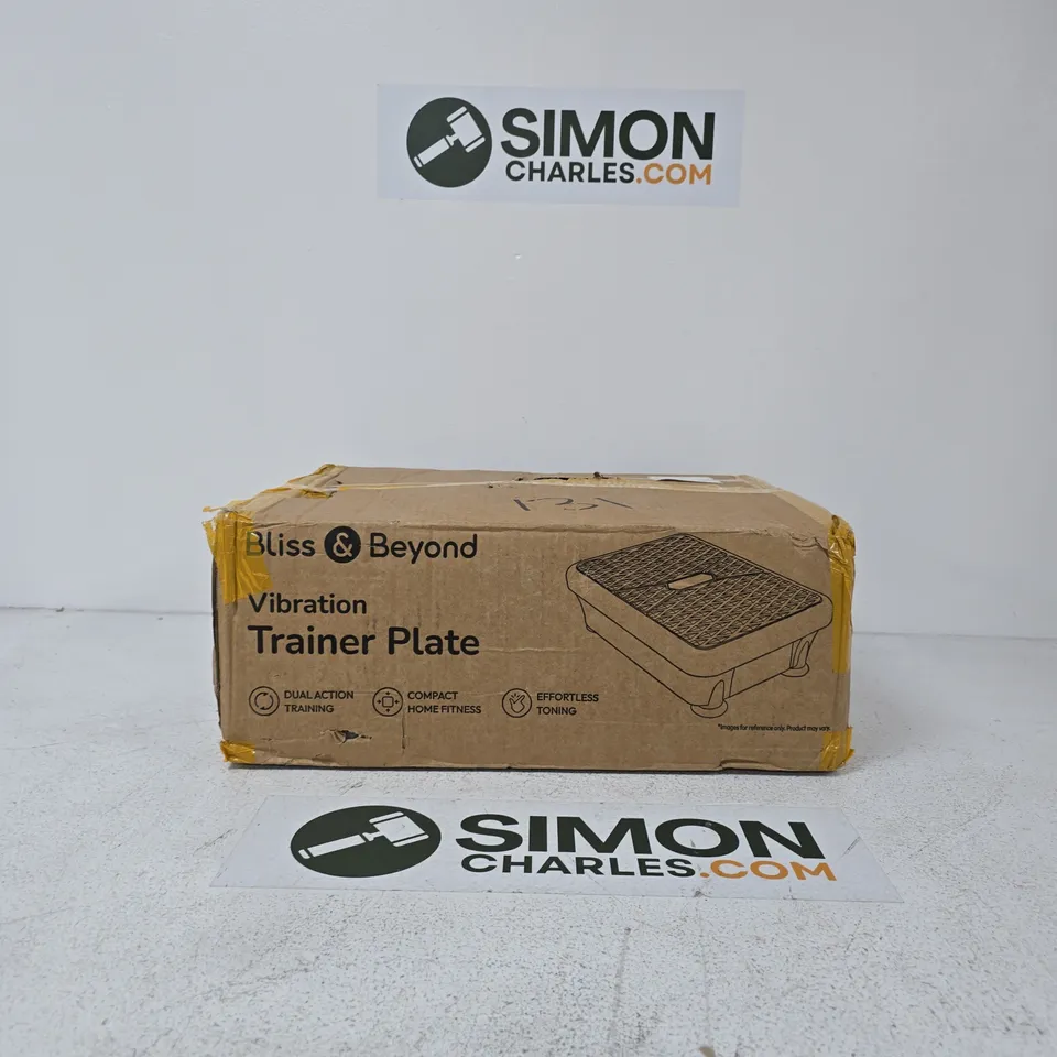 BLISS & BEYOND VIBRATION TRAINER PLATE – BOXED