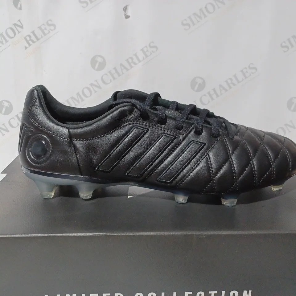 ADIDAS 11 PRO FG BLACK FOOTBALL BOOTS - UK 11