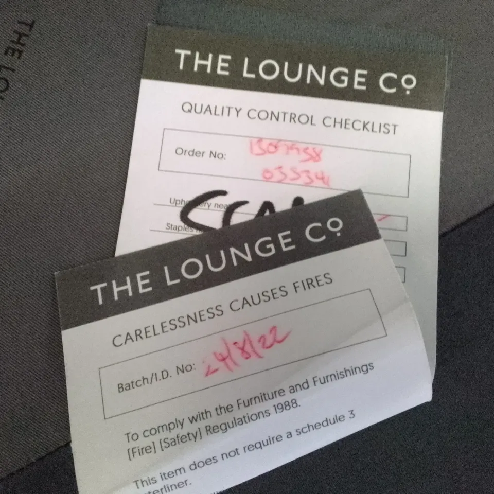 QUALITY DESIGNER THE LOUNGE CO. ISOBEL SOFA SECTIONS - CITY HALL FABRIC