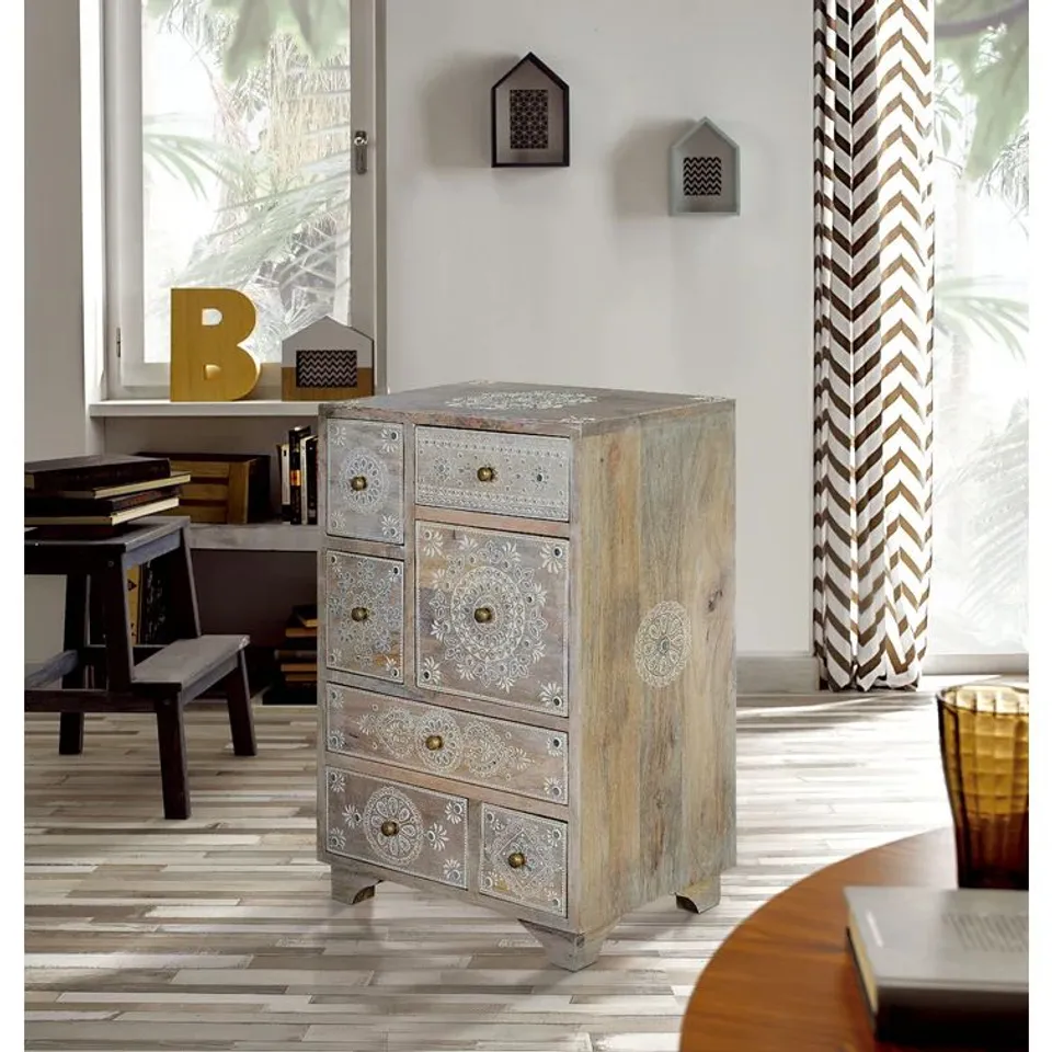 BOXED CLEMENTON 7-DRAWER CHEST OF DRAWERS (1 BOX)