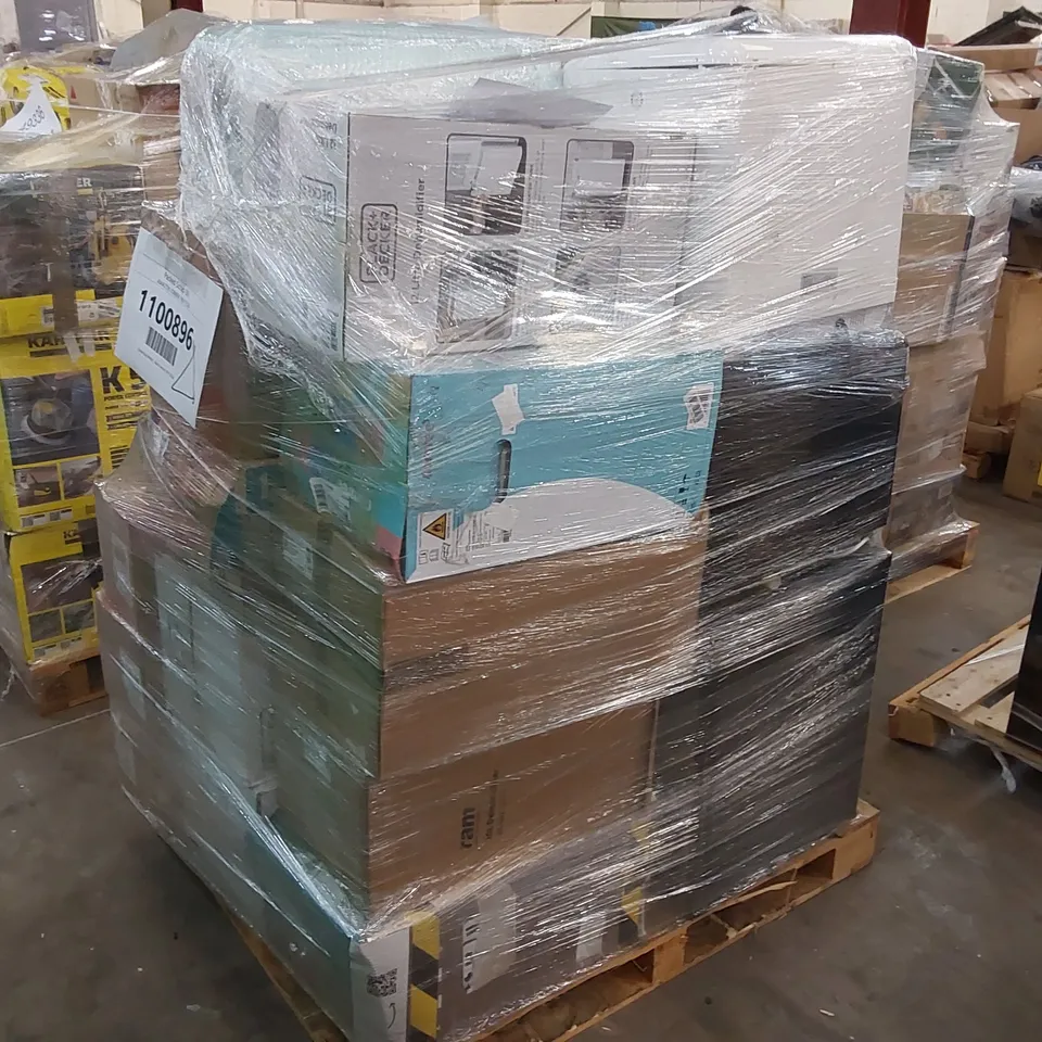 PALLET OF APPROXIMATELY 22 UNPROCESSED RAW RETURN HOUSEHOLD AND ELECTRICAL GOODS TO INCLUDE;