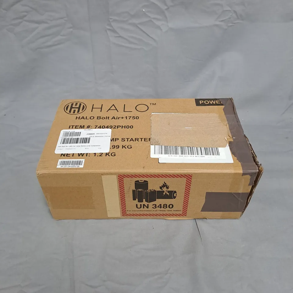 HALO BOLT AIR+ WITH CAR JUMP STARTER & AIR COMPRESSOR