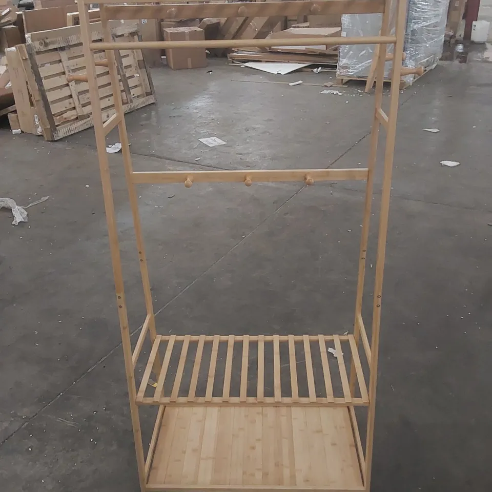 DESIGNER WOODEN CLOTHING RACK