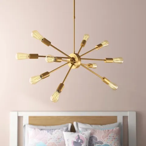 BOXED ANGELIO 10-LIGHT SPUTNIK PENDANT (1 BOX)