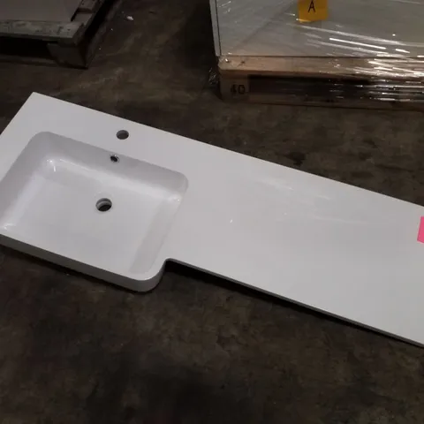 BRAND NEW BASIN WITH WORKTOP - 1250×450MM