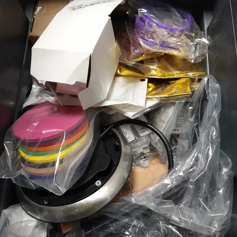 APPROXIMATELY 10 HOUSEHOLD ITEMS TO INCLUDE NATDRAWS PROBEROS JIGGING LURE, WICKES DECORATORS CAULK, MASKING TAPE, ETC