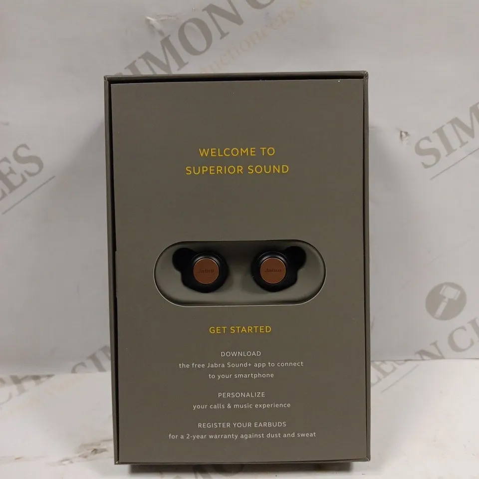 BOXED JABRA ELITE ACTIVE 75FT TRUE WIRELESS IN EAR BLUETOOTH EARBUDS IN COPPER BLACK 