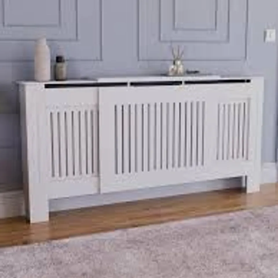 BOXED VIDA CHELSEA RADIATOR COVER, SMALL - WHITE (1 BOX)