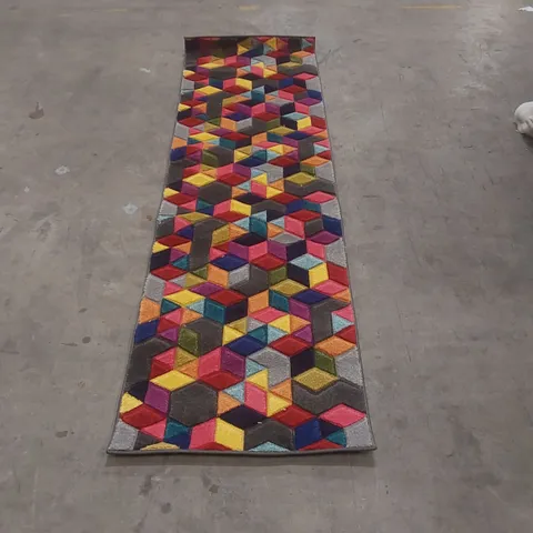 QUALITY DESIGNER AREA RUG - APPROXIMATELY 228 x 67cm