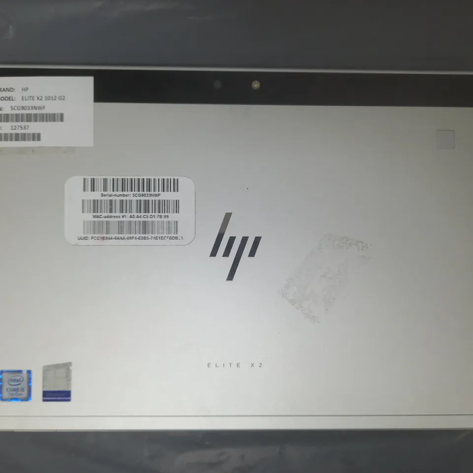 HP ELITE X2 1012 G2 12 INCH	I5-7200U 2.50GHZ