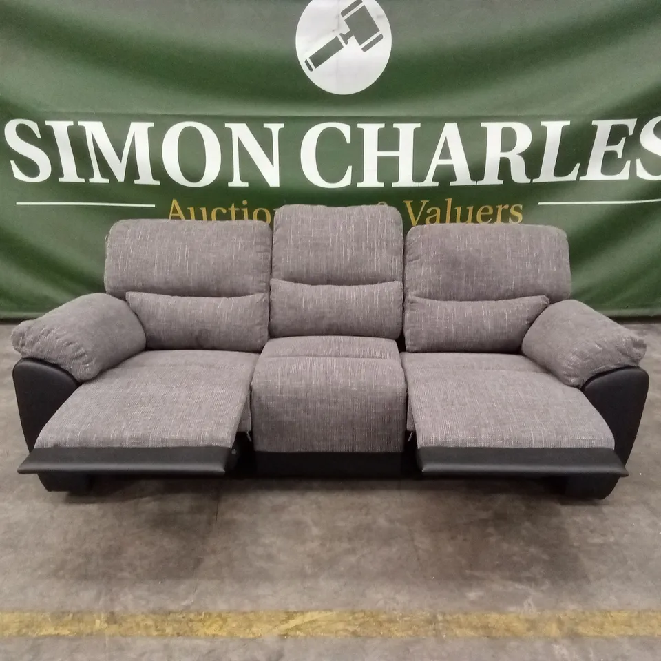 SANTORI 3 SEATER HIGH BACK RECLINER SOFA RRP £899
