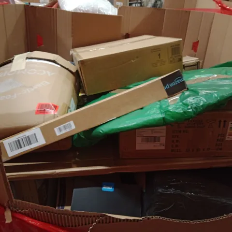 PALLET OF ASSORTED HOUSEHOLD GOODS AND PRODUCTS TO INCLUDE; CEILING LIGHT,CLOTHES AIRER,PHONE ACCESSORIES