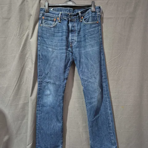 LEVI'S 501 JEANS – MEN'S DENIM, WAIST 34, INSEAM 32, BLUE