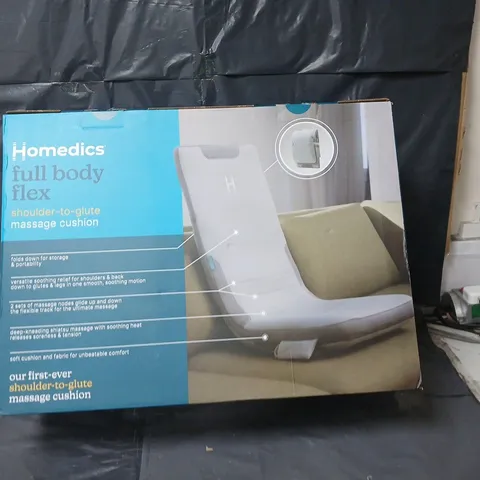 HoMedics Full Body Flex Shoulder-to-Glute Massage Cushion – Model MCS-512H-EB