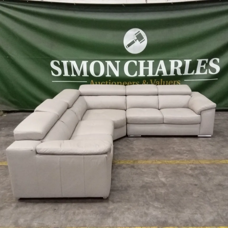 BRADY PREMIUM LEATHER CORNER SOFA 