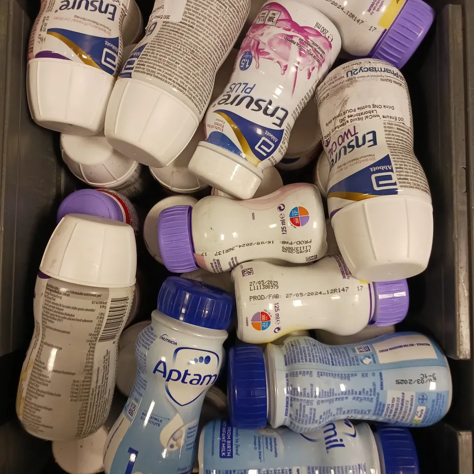APPROXIMATELY 20 ASSORTED FOOD SUPPLEMENT DRINKS - COLLECTION ONLY 