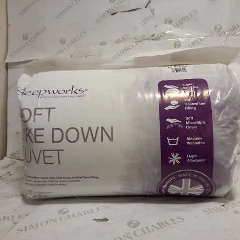SLEEP WORKS SOFT LIKE DOWN DUVET - KING