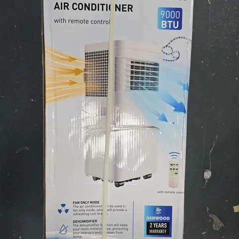 DENWOOD 4-IN-1 PORTABLE AIR CONDITIONER 9000 BTU – BOXED - COLLECTION ONLY