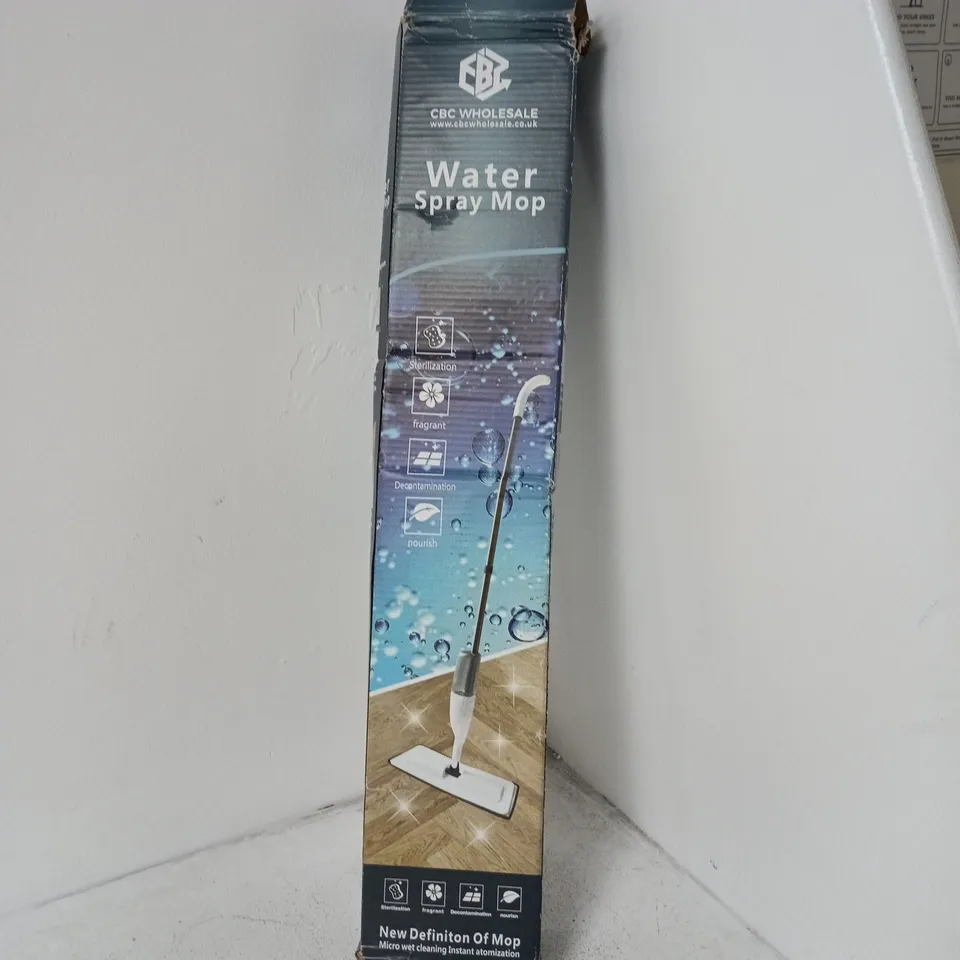WATER SPRAY MOP (CBC WHOLESALE) – BOXED CLEANING APPLIANCE