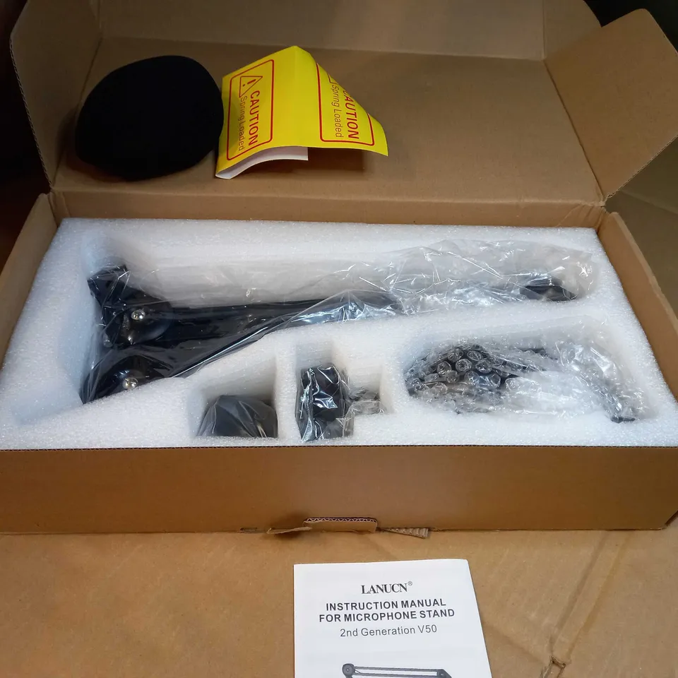BOXED MICROPHONE STAND 2ND GENERATION V50