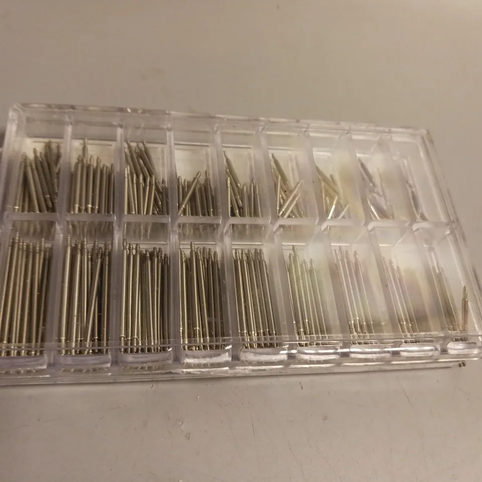 UNBRANDED STAINLESS STEEL SPRING BARS FOR WATCH STRAPS ASSORTED LENGTHS DIA 1.5MM