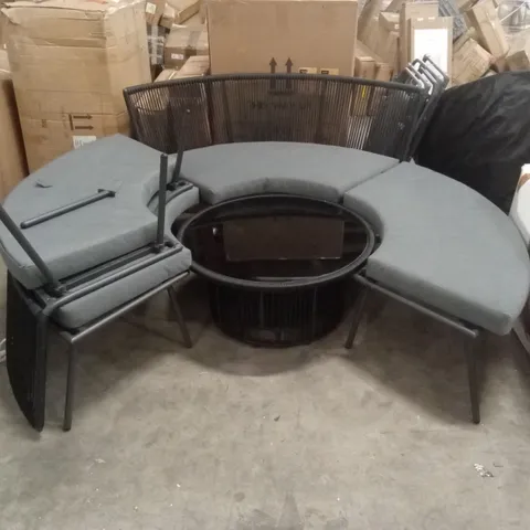 OUTDOOR DESIGNER SOFA SET WITH TABLE