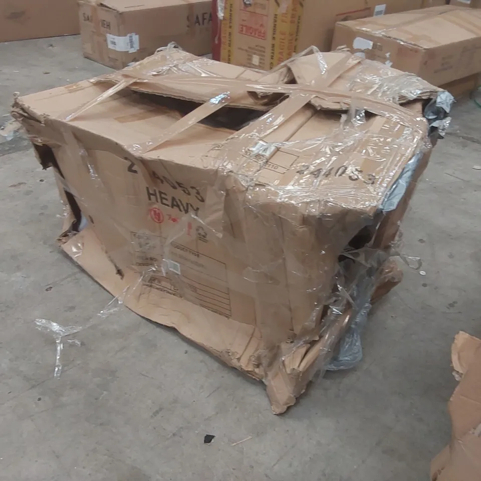 BOXED PAIR OF GALLERY DIRECT PALMER BAR STOOLS IN GREY