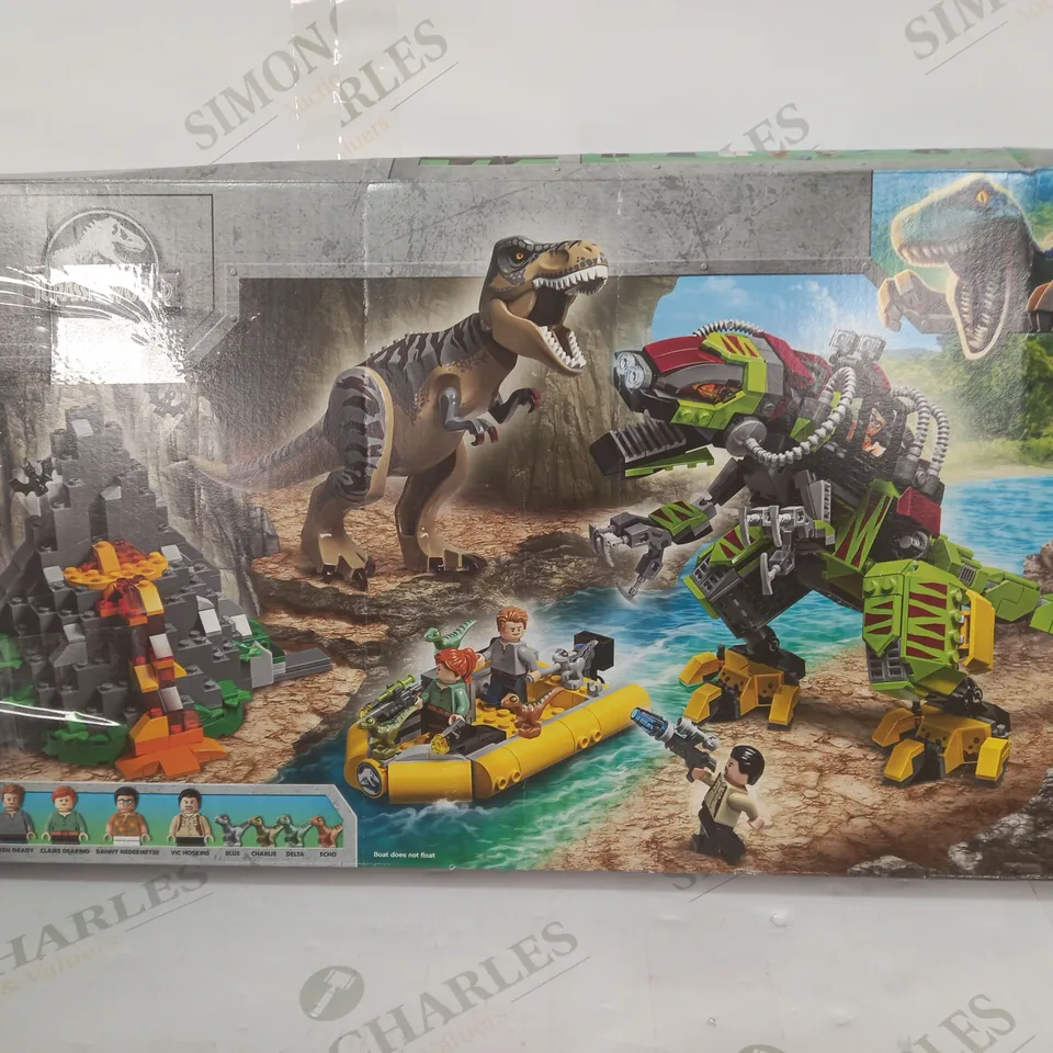 LEGO JURASSIC WORLD 75938 T. REX VS DINO MECH BATTLE