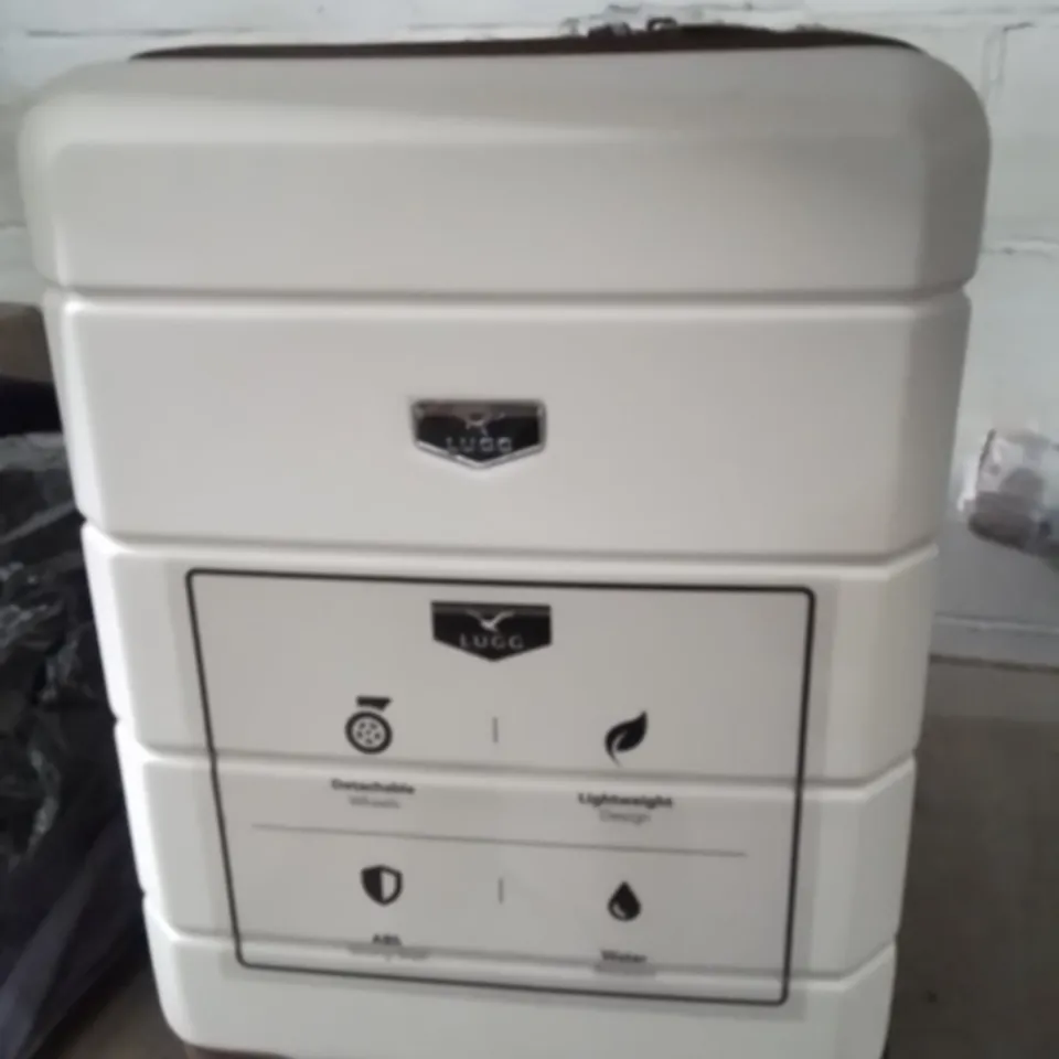 LUGG JETSET CABIN BAG CREAM&BROWN