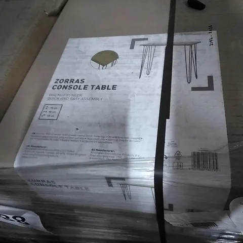 BOXED ZORRAS CONSOLE TABLE