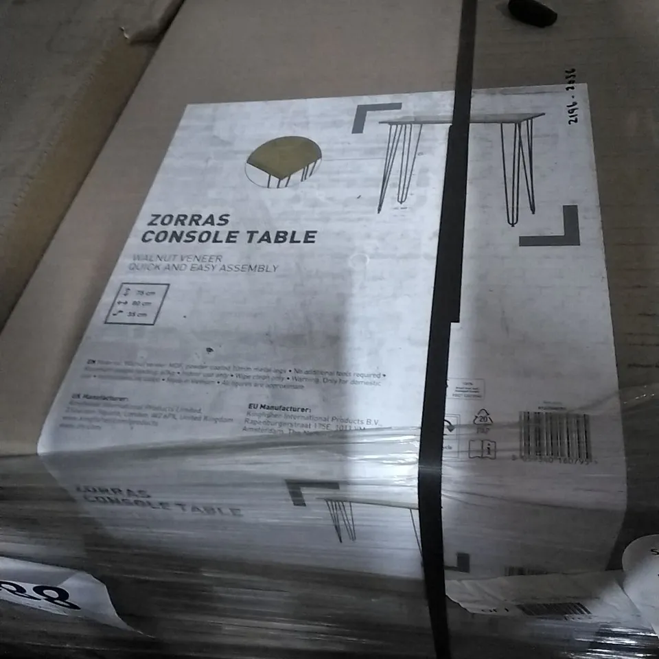 BOXED ZORRAS CONSOLE TABLE