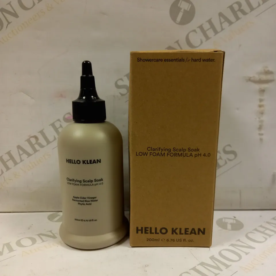 HELLO KLEAN CLARIFYING SCALP SOAK - 200ML