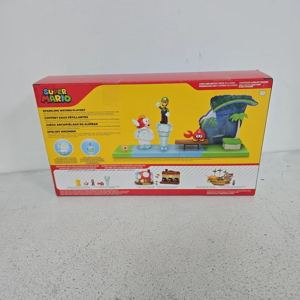 SUPER MARIO SPARKLING WATERS PLAYSET – BOXED TOY