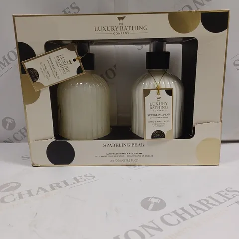 BOXED SPARKLING PEAR & NECTARINE HAND CARE DUO SET