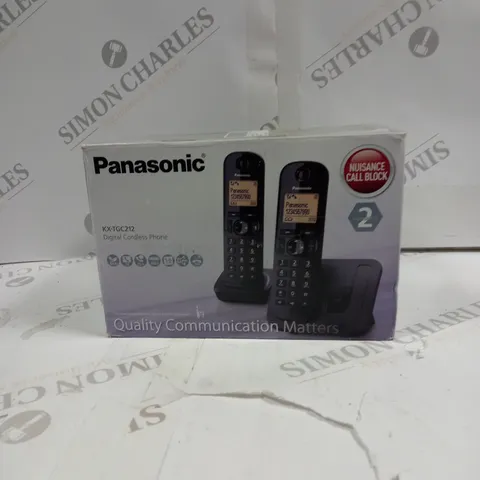 PANASONIC KX-TGC212 DIGITAL CORDLESS PHONE