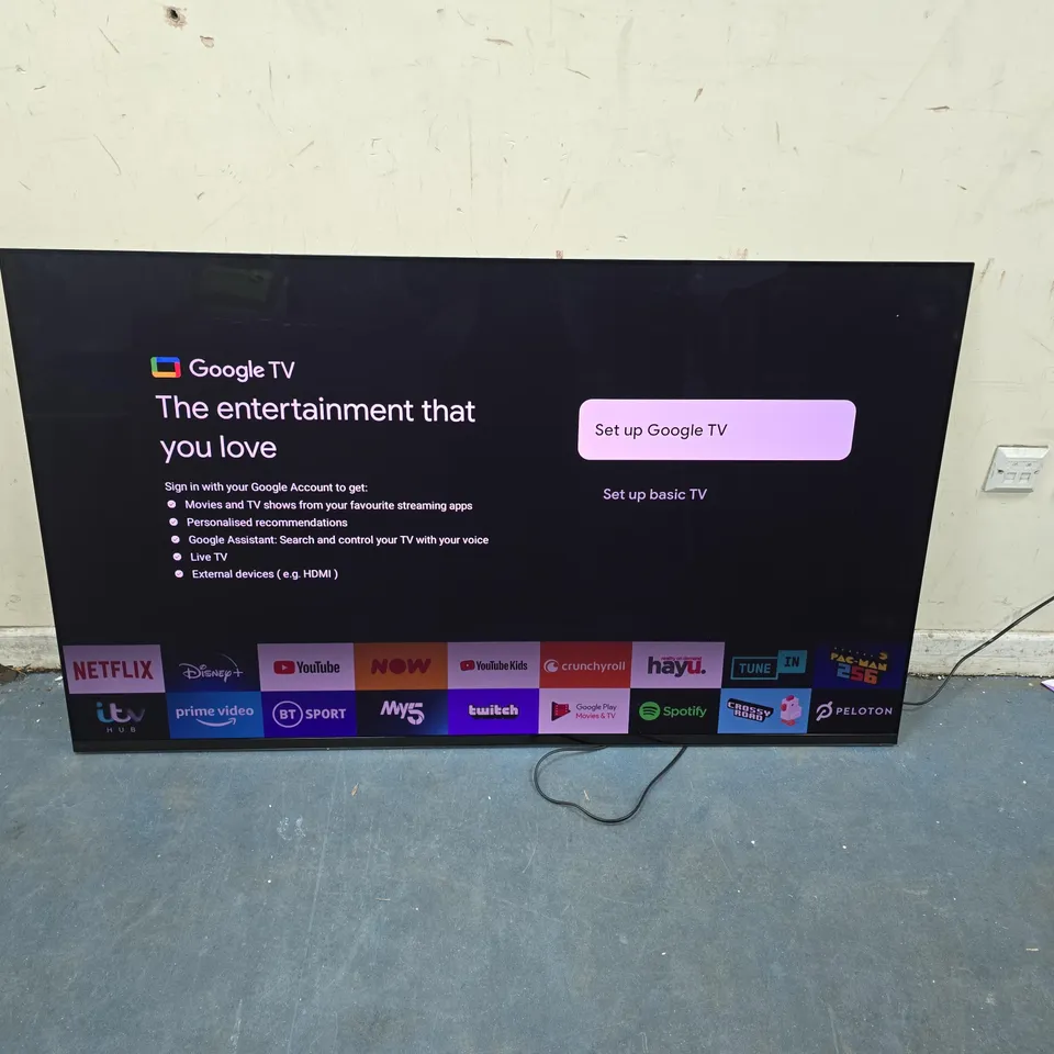 BOXED SONY 65" LED SMART TV MODEL XR 65A95K - NO REMOTE 