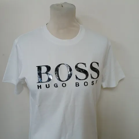 HUGO BOSS SLOGAN T-SHIRT SIZE S