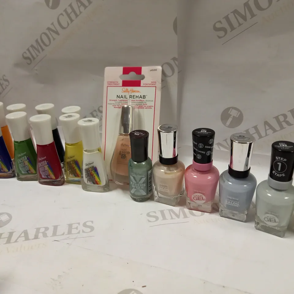 SALLY HANSON BUMPER POLISH SET APPROX. 20 ITEMS 