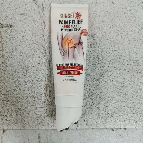 SUNSET PAIN RELIEF CBD CREAM - 4 FL OZ (118 ML) - ULTRA STRENGTH 