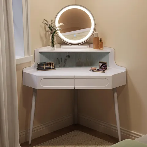 BOXED WOLTU DRESSING TABLE WITH MIRROR (1 BOX)