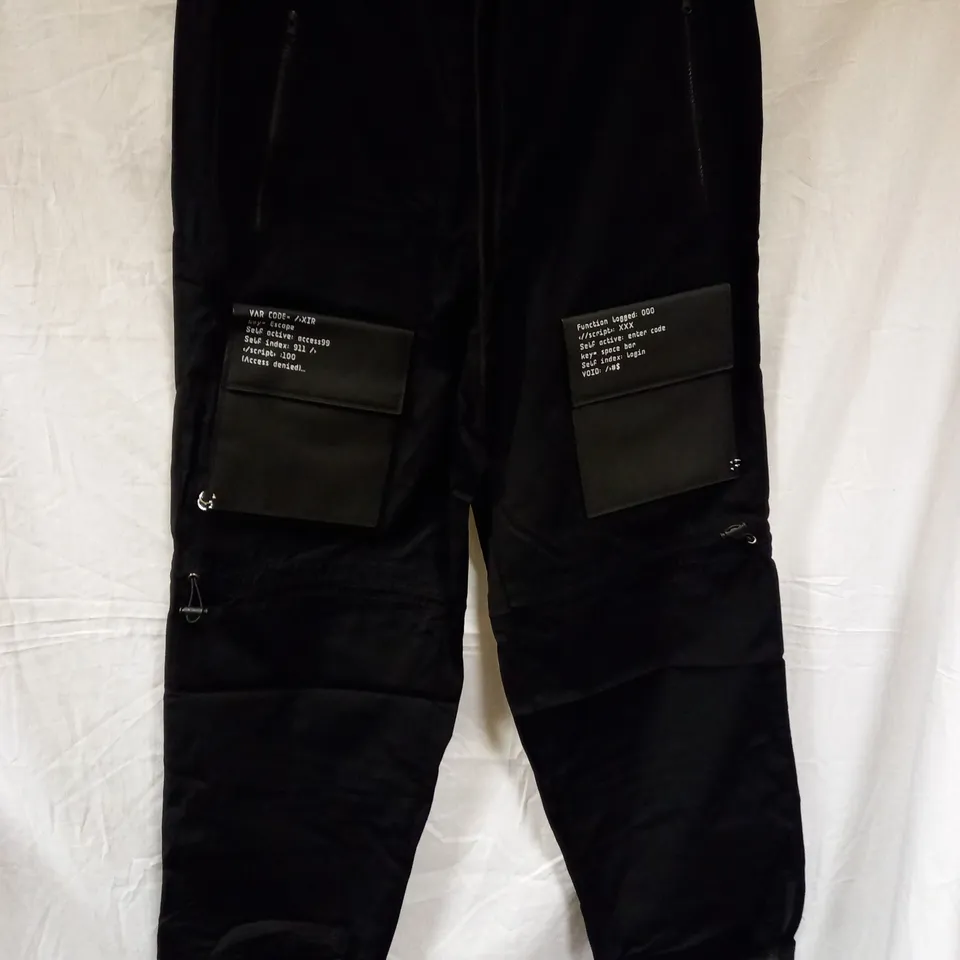BRAND NEW KOI THE BANSHEE MENS CARGO PANTS, BLACK - LARGE