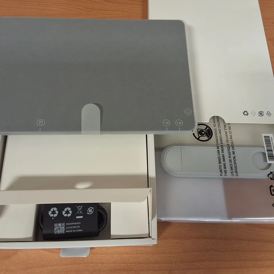 BOXED LENOVO TAB + CLEAR CASE IN LUNA GREY - TB311XU