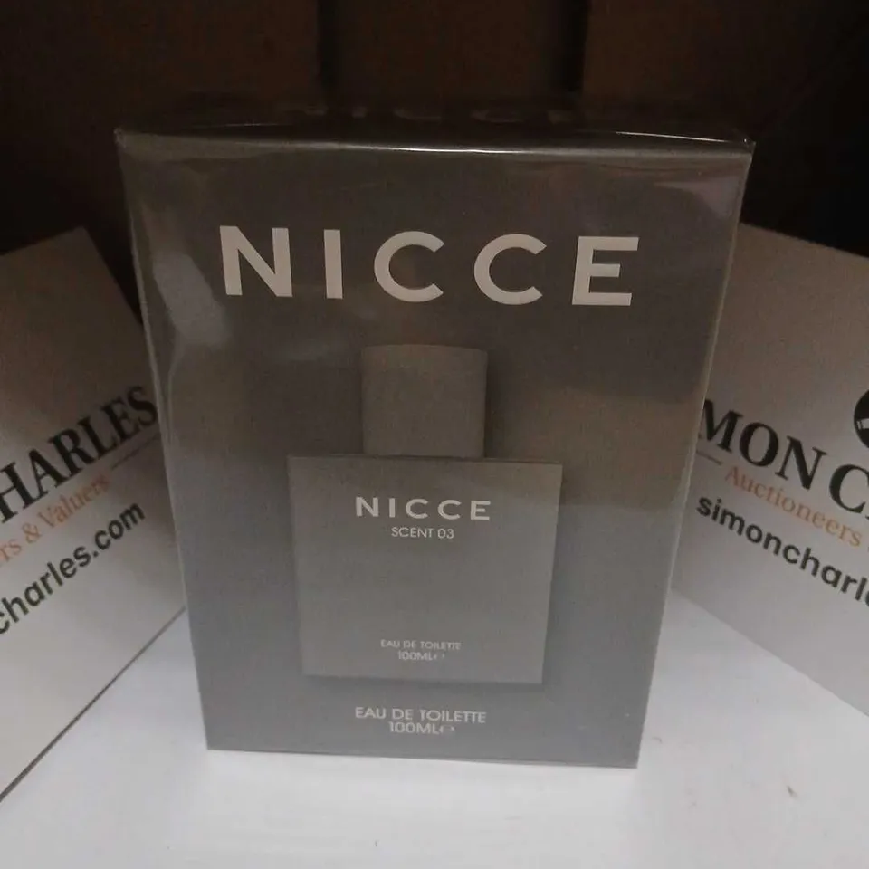 BOXED AND SEALED NICCE SCENT 03 EAU DE TOILETTE 100ML
