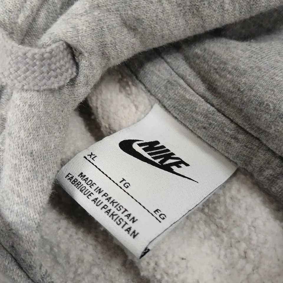 NIKE GREY HOODIE SWEATSHIRT, UK XL